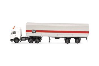 HER318846 - MERCEDES BENZ NG 6x4 mit 2-Achs-Anhänger DB