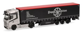 HER318891 - MERCEDES BENZ Actros L 4x2 mit 3-Achs-Anhänger POPOV Spedition
