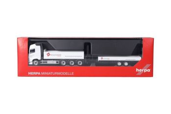 HER319119 - VOLVO FH GL 8x4 mit Kran und 2-Achs-Tieflader SCHACHINGER