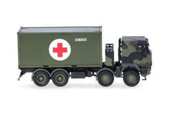 HER747219-002 - IVECO Trakker 8x8 with a 20-foot container from the Bundeswehr