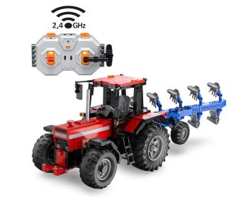 JAM402908 - Traktor mit Pflug – ferngesteuert – BRICKS – 1675 Teile