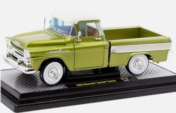 M2M-40300-118A - Chevrolet Apache Cameo, Baujahr 1958, grün und weiß