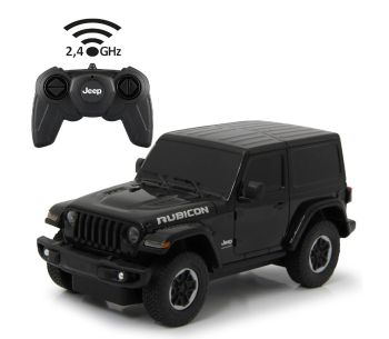 JAM405196 - JEEP Wrangler JL schwarz mit getönten Scheiben – ferngesteuert