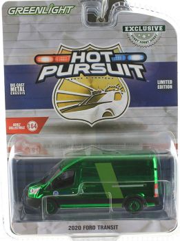 GREEN43035-EVERT - FORD Transit 2020 grün US-Zollbehörde aus der Serie HOT PURSUIT in Blisterverpackung