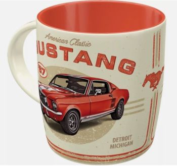 MU43076 - Retro-Becher FORD Mustang