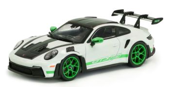 SOL4314801 - PORSCHE 911 - 992 GT3 RS Tribute To Carrera RS Paket 2023 Weiß mit grünen Streifen