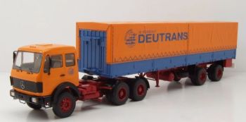 PRX47216 - MERCEDES-BENZ NG2232 6x4 mit 2-achsigem Planenauflieger - DEUTRANS