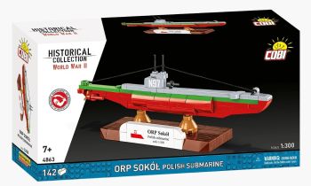 COB4863 - Polnisches U-Boot ORP Sokół – 142 Teile