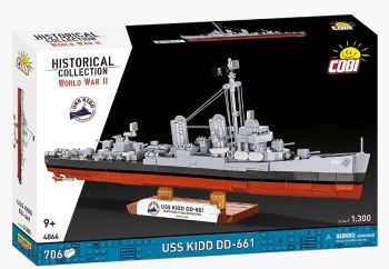 COB4866 - Zerstörer USS Kidd DD-661 – 706 Teile