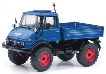 SCH444 - MERCEDES Unimog 406 Blau Limitiert auf 1500 Exemplare
