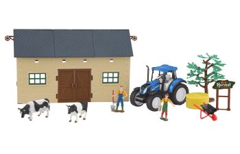 JAM460533 - Farm-Set mit NEW HOLLAND T5.120 und Kühen