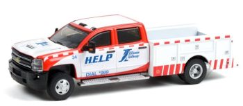 GREEN46070-D - CHEVROLET Silverado 3500 2018 Illinois Tollway im Blister