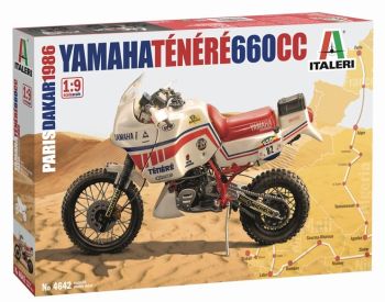 ITA4642 - Motorrad YAMAHA Tenere 660 ccm 1986 Paris Dakar zum Zusammenbauen und Lackieren