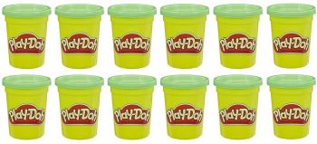 HASE4828 - 12 Töpfe Play-Doh-Knete – Grün