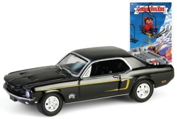 GREEN54110-C - FORD Mustang Coupé 1968 Schwarz aus der GARBAGEPAILKIDS-Serie in Blisterverpackung
