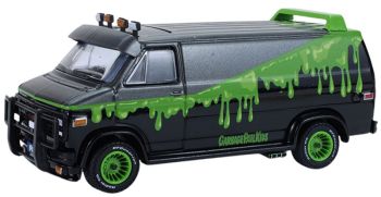 GREEN54120-A - Schwarzer GMC Vandura von 1983 – Petey Da Fool aus der Garbage Pail Kids-Serie, noch in Originalverpackung