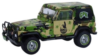 GREEN54120-E - 1991 Jeep Wrangler YJ - Duck aus der Garbage Pail Kids-Serie, noch in der Originalverpackung.