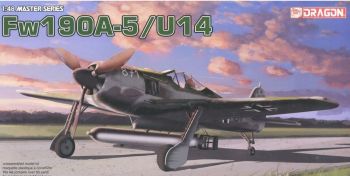DRA5569 - Flugzeug FOCKE WULF Fw190A-5 / U-14 zum Zusammenbauen und Bemalen.