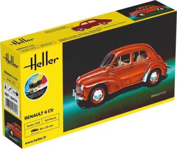 HEL56174 - Starterset mit Farbe und Zubehör – RENAULT 4 CV zum Zusammenbauen