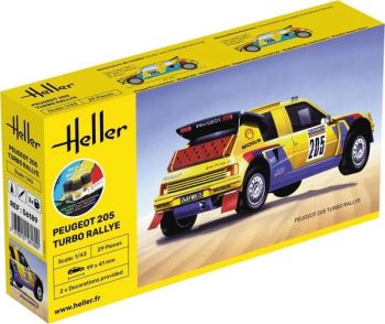 HEL56189 - Bausatz mit Lackierung – Peugeot 205 Turbo Rally #205