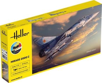HEL56303 - Starterset mit Farbe und Zubehör – MIRAGE 2000 C zum Zusammenbauen