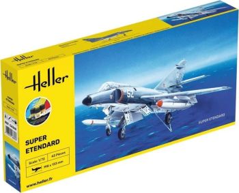 HEL56360 - Starterset mit Farbe und Zubehör – DASSAULT Super-Etendard zum Zusammenbauen