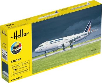HEL56448 - Starterset mit Farbe und Zubehör – AIRBUS A320 Air France zum Zusammenbauen
