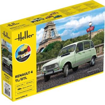 HEL56759 - Starterset mit Farbe und Zubehör – RENAULT 4TL/GTL zum Zusammenbauen