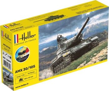 HEL56899 - Starterset mit Farbe und Zubehör - AMX 30/105 Tank