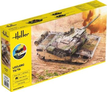 HEL57142 - Starter-Set mit Farben und Zubehör – Panzer Leclerc T5/T6
