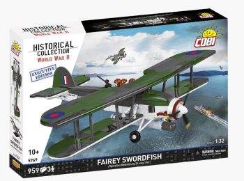 COB5769 - Militärflugzeug FAIREY Swordfish – Exklusive Edition – 959 Teile