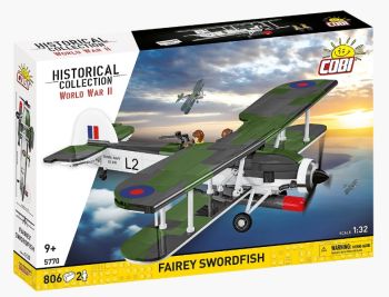 COB5770 - Militärflugzeug FAIREY Swordfish – 806 Teile