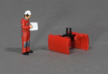 MSM5807/01 - Universelle Greiferklemme – Rot – L. 34 x B. 25 x H. 17,5 mm