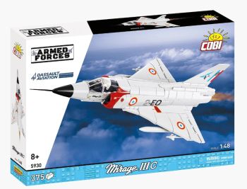COB5930 - Kampfflugzeug DASSAULT Mirage IIIC – 375 Teile