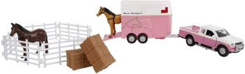 KID520205 - 4x4 mit Pferdeanhänger und Zubehör