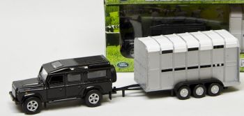 KID521726 - LAND ROVER mit Viehanhänger