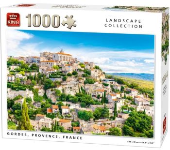 KING55981 - Puzzle 1000 Teile Gordes Provence in Frankreich