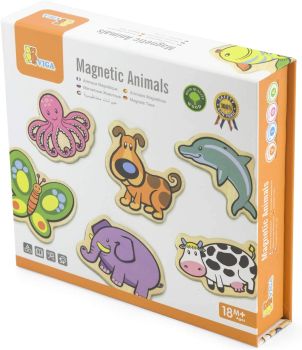 VIG58923 - 20 Magnetische Tiere aus Holz