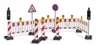 BRU62009 - Verkehrssicherheitsset mit Zubehör und Ampeln