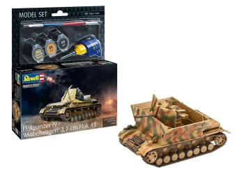 REV63363 - Modellbausatz – Flakpanzer IV – Möbelwagen 3,7 cm mit Lackierset zum Zusammenbauen