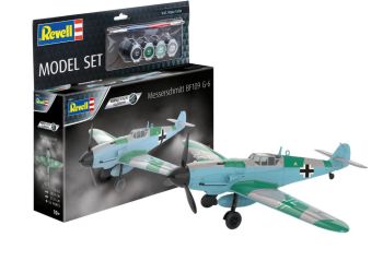 REV63653 - MODELLBAU-SET - MESSERSCHMITT BF190G-6 zum Zusammenbauen mit Farbe