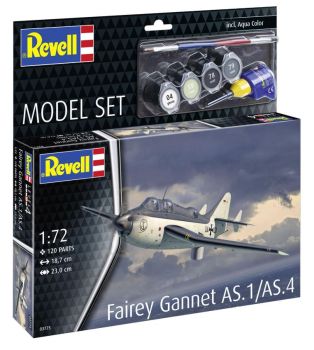 REV63775 - MODEL SET - Kampfflugzeug FAIREY Gannet AS.1/AS.4 zum Zusammenbau mit Farbe