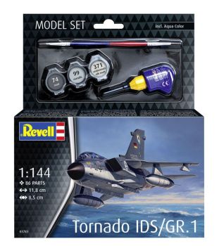 REV63783 - MODEL SET - Kampfflugzeug PANAVIA Tornado IDS/GR.1 zum Zusammenbau mit Farbe