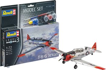 REV63924 - MODEL SET - Flugzeug T6G Texan mit Bemalung zum Zusammenbauen.
