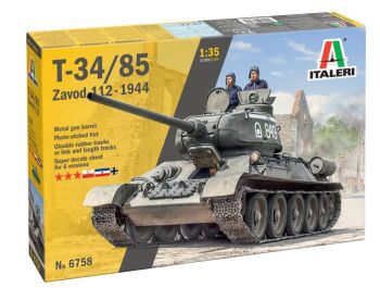 ITA6758 - T34/85 Zavod 112 Panzer (1944) zum Zusammenbauen und Bemalen