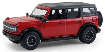 GREEN68070-C - FORD Bronco 2024, rot, aus der Serie SHOWROOM FLOOR, in Blisterverpackung