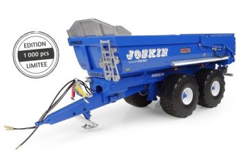UH6818 - JOSKIN trans-KTP 22/50 2-Achs-Anhänger, Blau – Limitierte Auflage von 1.000 Stück.