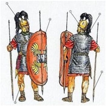 ITA6021 - Römische Infanterie I. Jh. BC zu malen