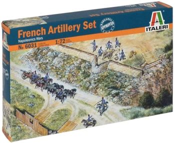 ITA6031 - Französisches Artillerie-Set – Napoleonischer Krieg zum Zusammenbauen und Bemalen