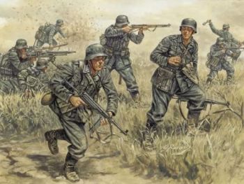 ITA6033 - Deutsche Infanterie zum Bemalen